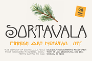 Finnish Art Nouveau, a Handwritten Font by kaer_shop (Thumbnail 1 of 12)