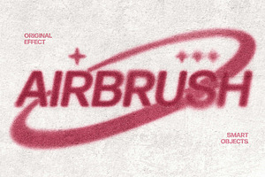 Airbrush Text Effect