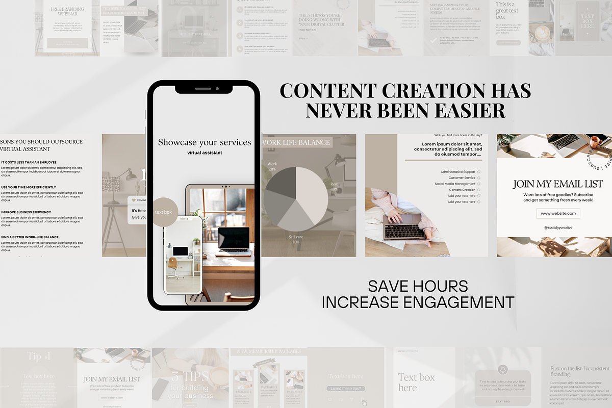 Virtual Assistant Instagram Template, a Social Media Template by SociallyyCreative (Photo 7 of 9)