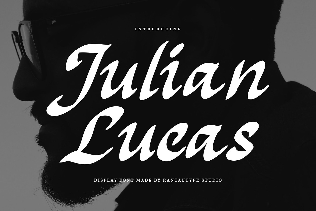 Julian Lucas Display Font, a Blackletter Font by RantautypeStudio (Photo 1 of 15)