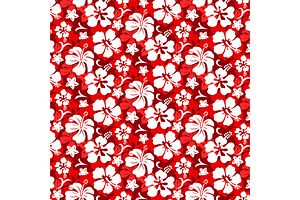 Red Hawaiian Shirt Pattern