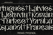VIVANA | Modern Display, a Sans Serif Font by Alif Devan R. (Thumbnail 7 of 12)