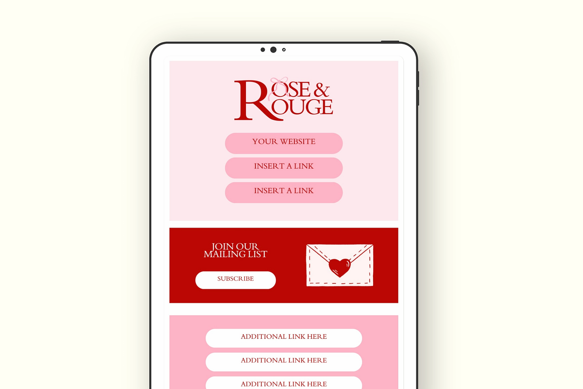 Canva Link In Bio Template, a Landing Page Template by Anna Design Studio (Photo 9 of 11)