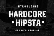 Hardcore Hipsta, a Sans Serif Font by Arterfak Project (Thumbnail 1 of 12)