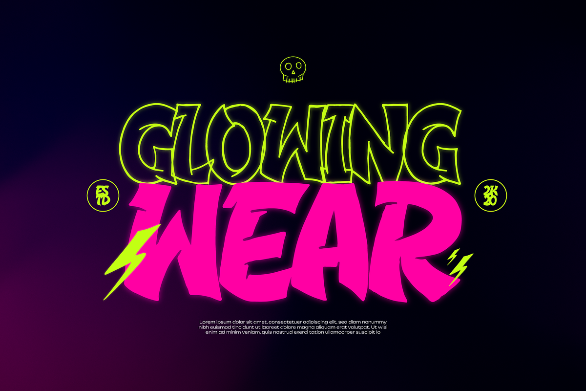 Bling Nioh | Graffiti Typeface, a Handwritten Font by gracetype_studio (Photo 9 of 12)