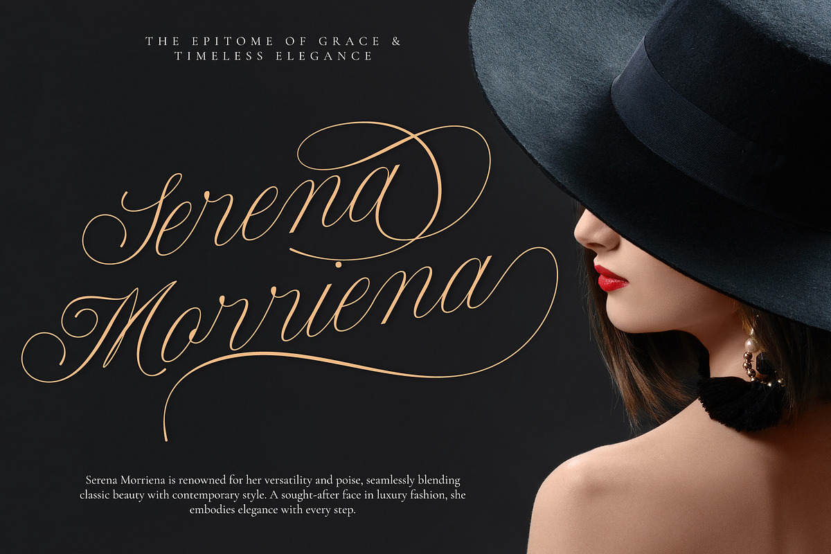 Berseka - Calligraphy Script, a Script Font by agnyhasyastudio (Photo 2 of 11)
