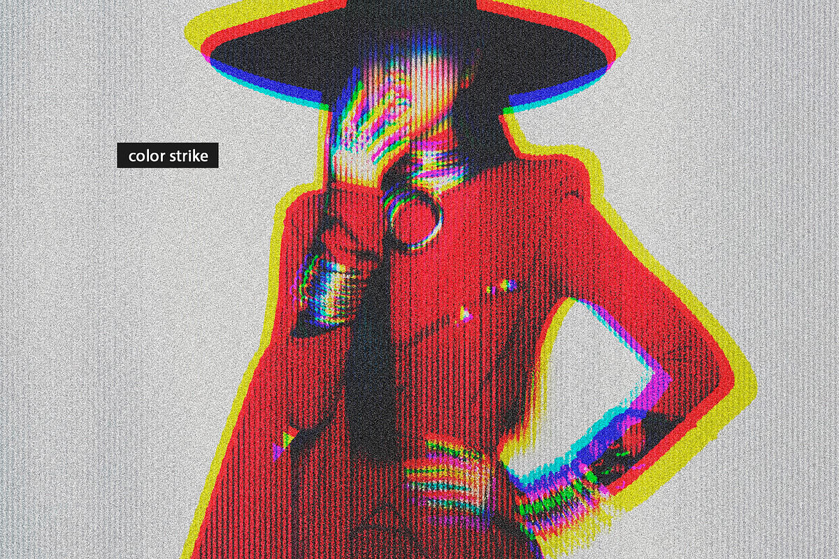 Vibrant Halftone Line Effect, a Layer Style Add-On by tatiankaart (Photo 7 of 7)