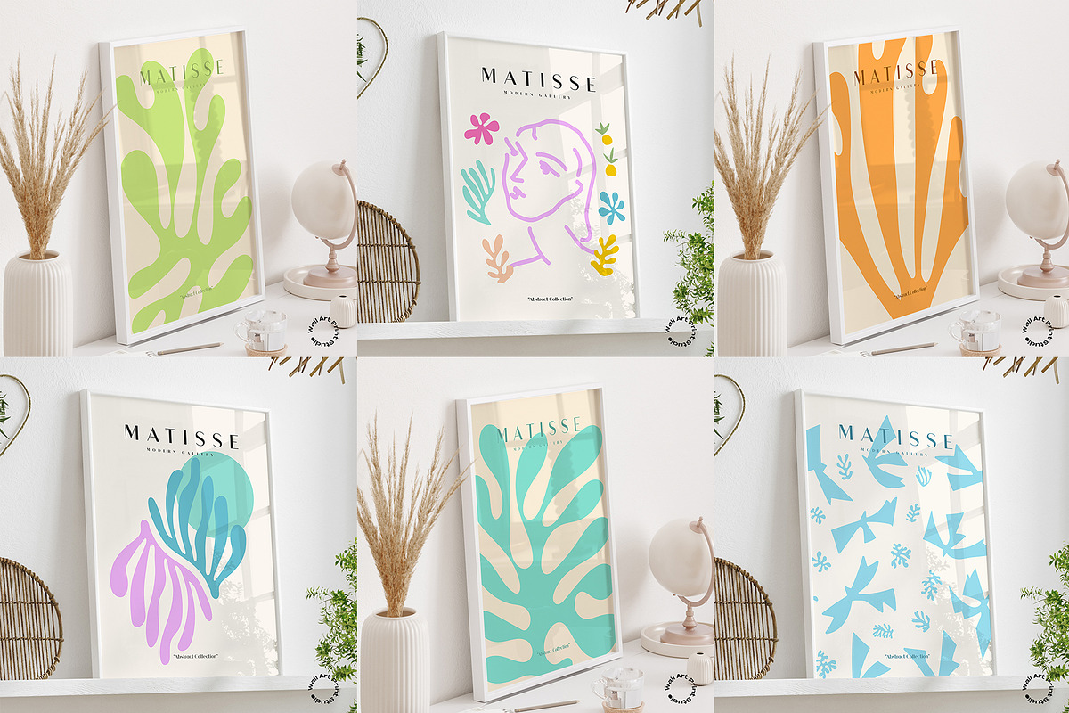 Matisse Modern Gallery 4, a Graphic by Wall Art Print Studio (Photo 9 of 21)