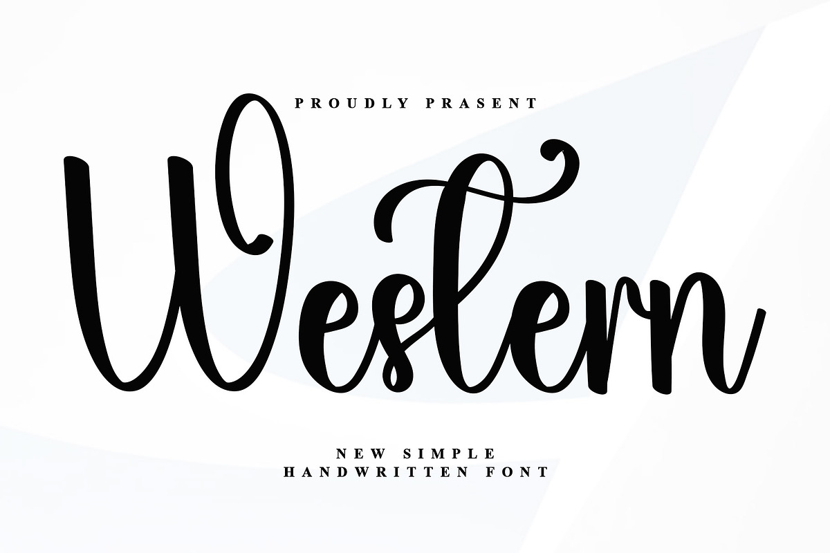 Western, a Handwritten Font by InermediaSTUDIO (Photo 1 of 7)