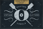 Custom Vintage Clothing Labels, a Branding & Logo Template by Ian Barnard (Thumbnail 1 of 4)