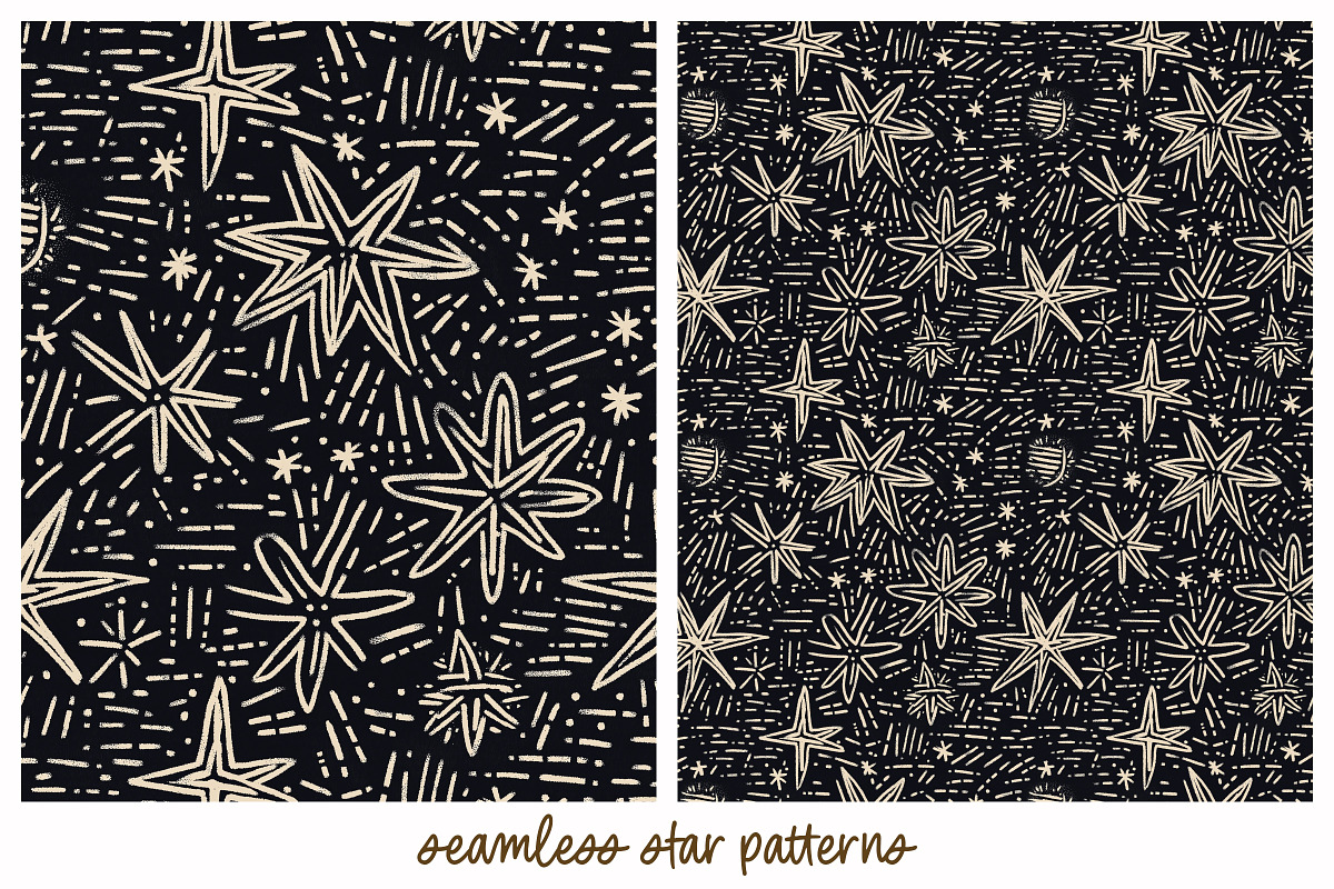 8 Seamless Star Patterns, a Pattern Graphic by DesignRocket (Photo 7 of 9)