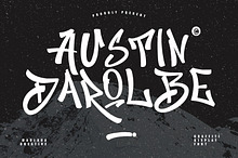 Austin Darolbe Graffiti Brush Font