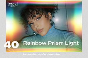 Rainbow Prism Light Overlays, a Texture Graphic by PhotoSpirit