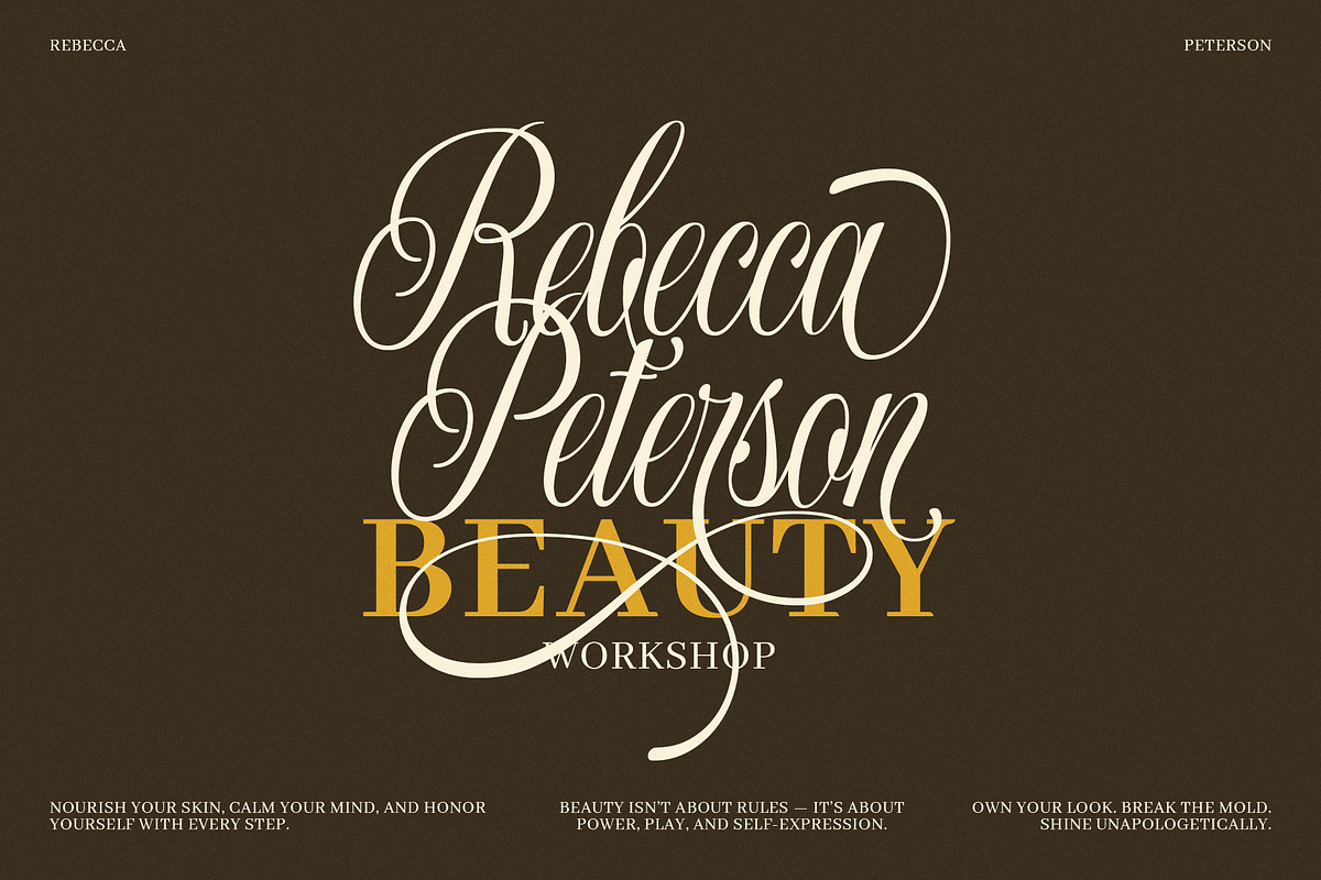 Moretta Elegant Script Font, a Script Font by Graphicxell (Photo 3 of 8)