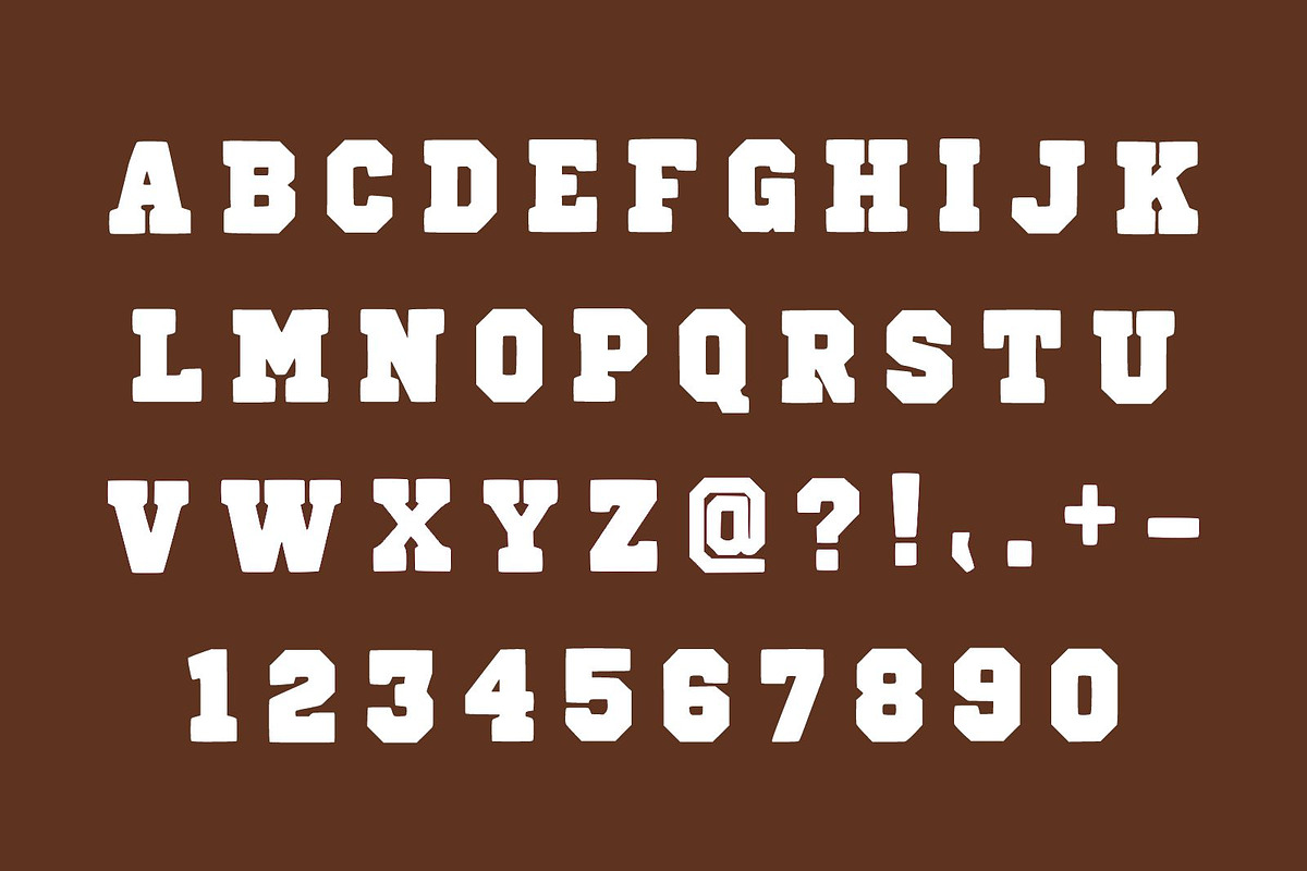 Brooklyn Sport – Bold Athletic Font, a Slab Serif Font by Fourteen Letter (Photo 5 of 5)