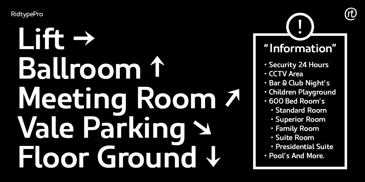 Ridtype Pro, a Sans Serif Font by Ridtype Foundry (Photo 7 of 12)