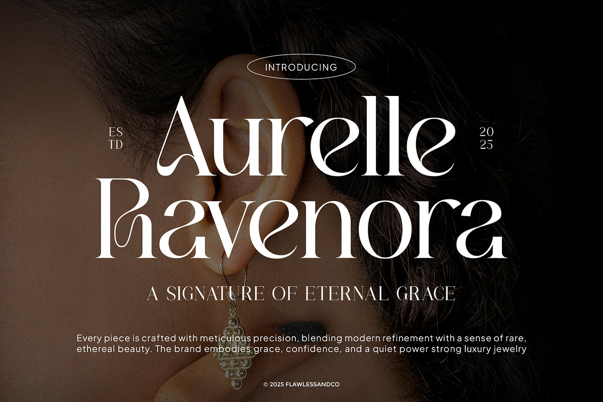Avelora – Luxury Logo Serif Font, a Serif Font by Flawless And Co (Photo 2 of 10)