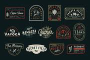 50+ Hand Drawn Floral Logo & Badges, a Branding & Logo Template by Wortfice (Thumbnail 5 of 9)