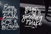 Lucky Fashion Brush Font, a Script Font by Cruzine (Thumbnail 3 of 7)