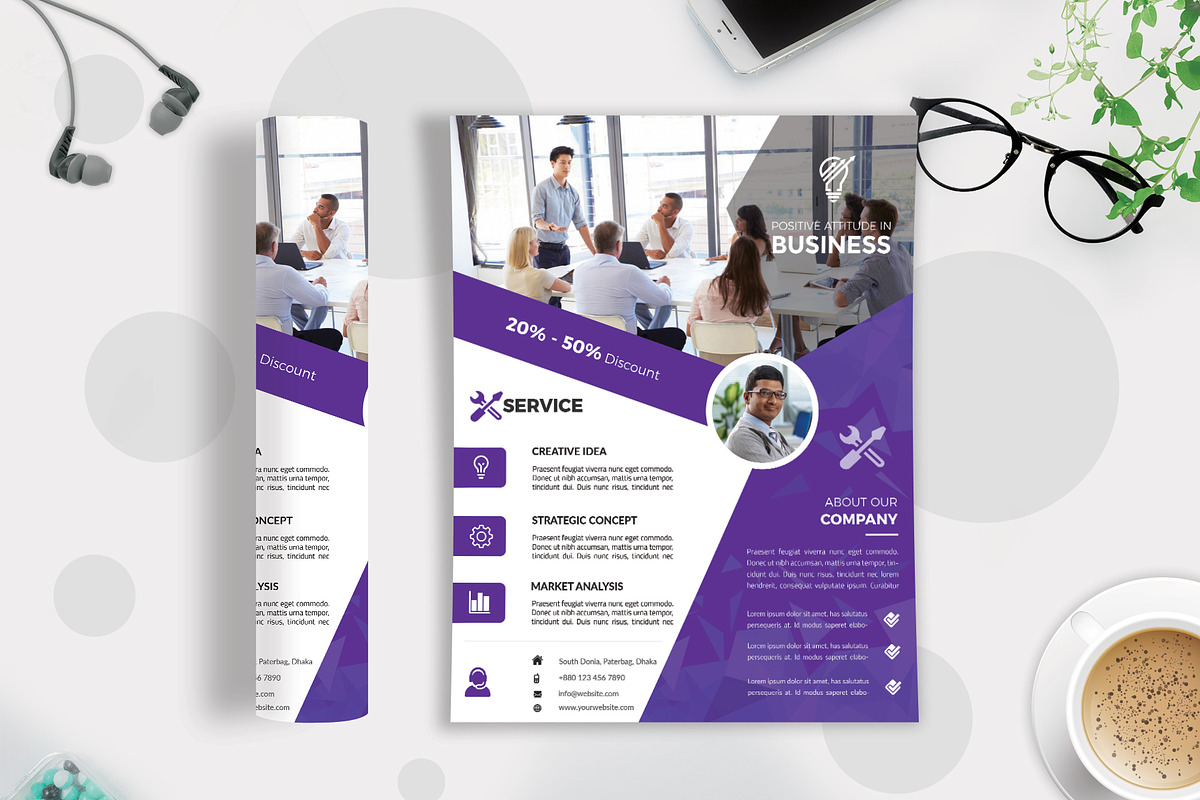 50+ Business Flyers Bundle, a Flyer Template by Imagine Design Studio (Photo 4 of 52)
