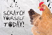 MikeScratch font, a Handwritten Font by Mike Brennan Art & Design (Thumbnail 3 of 3)