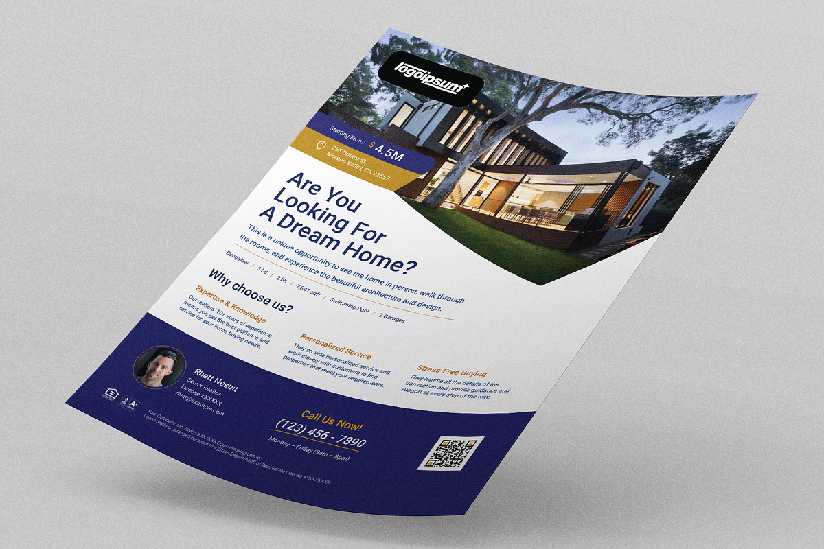 Real Estate Flyer Templates, a Flyer Template by PixelGaze (Photo 4 of 13)