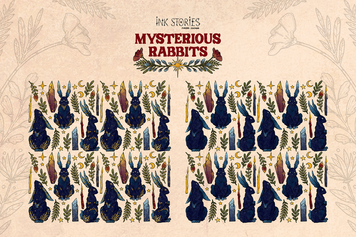 Mysterious Rabbits, an Animal Illustration by Ink Stories (Photo 10 of 29)