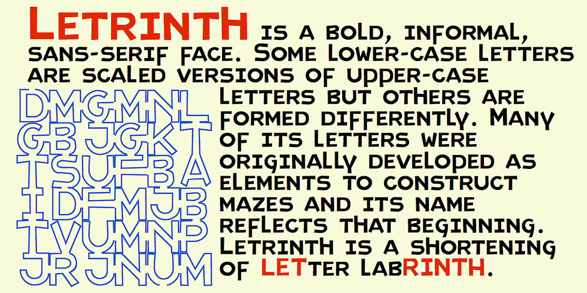 Letrinth, a Handwritten Font by Ingrimayne Type (Photo 3 of 5)