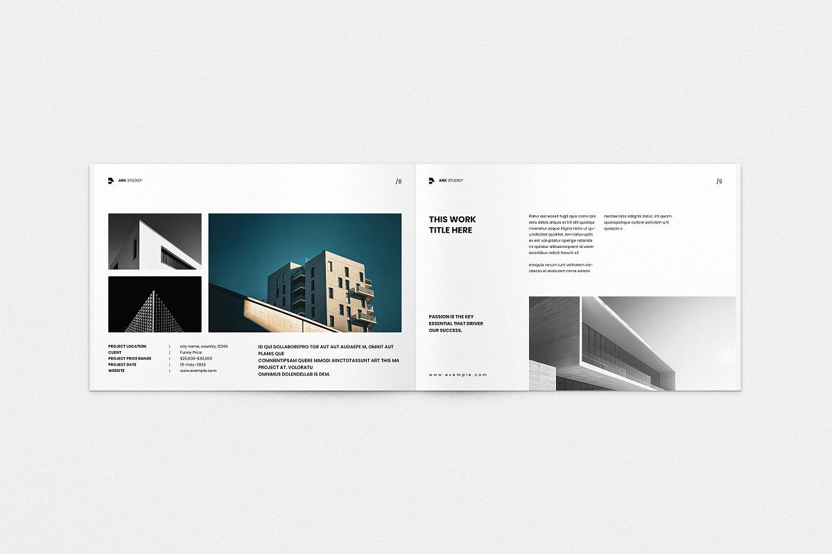 Architecture Portfolio Template, a Brochure Template by ArtisanaAura (Photo 6 of 16)