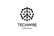 Letter T W Tech Dots Logo, a Branding & Logo Template by Buqancreative (Thumbnail 3 of 4)