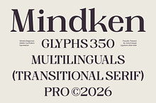 Mindken Transitional Serif Font