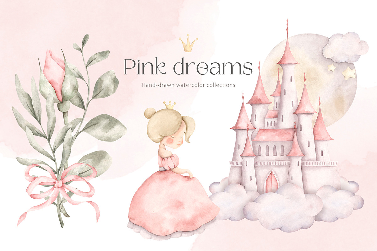 Pink dreams, a Person Illustration by NellyaEgorova (Photo 1 of 15)