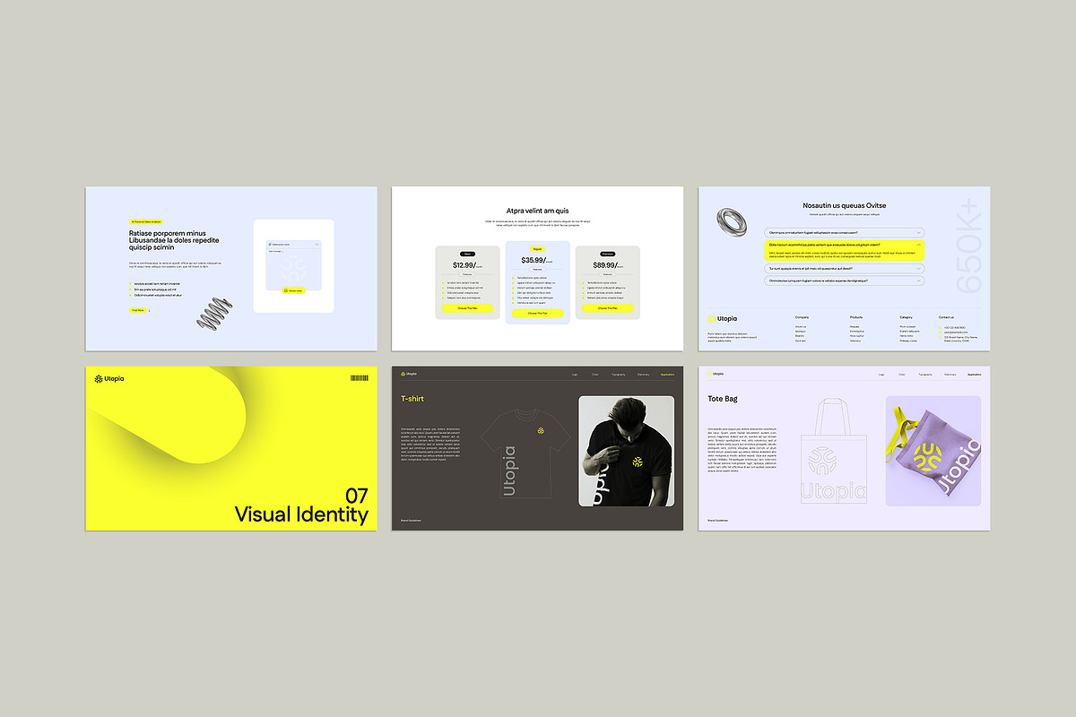 Utopia V4- Brand Guidelines Template, a Branding & Logo Template by graphypix (Photo 13 of 14)