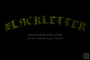 Brush Blackletter - Hand Drawn Font, a Blackletter Font by CC CREATIVE CO (Thumbnail 5 of 9)