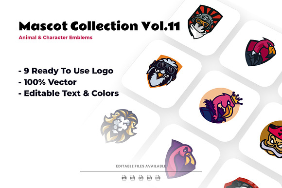 Mascot Collection-Animal & Character preview 5