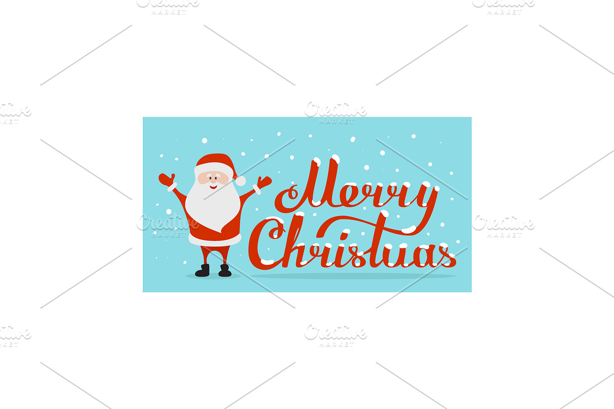 Merry Christmas Cards with Santa, a Social Media Template by Plaid4You (Photo 2 of 5)