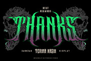 Darksad Typeface, a Blackletter Font by alit design (Thumbnail 20 of 20)