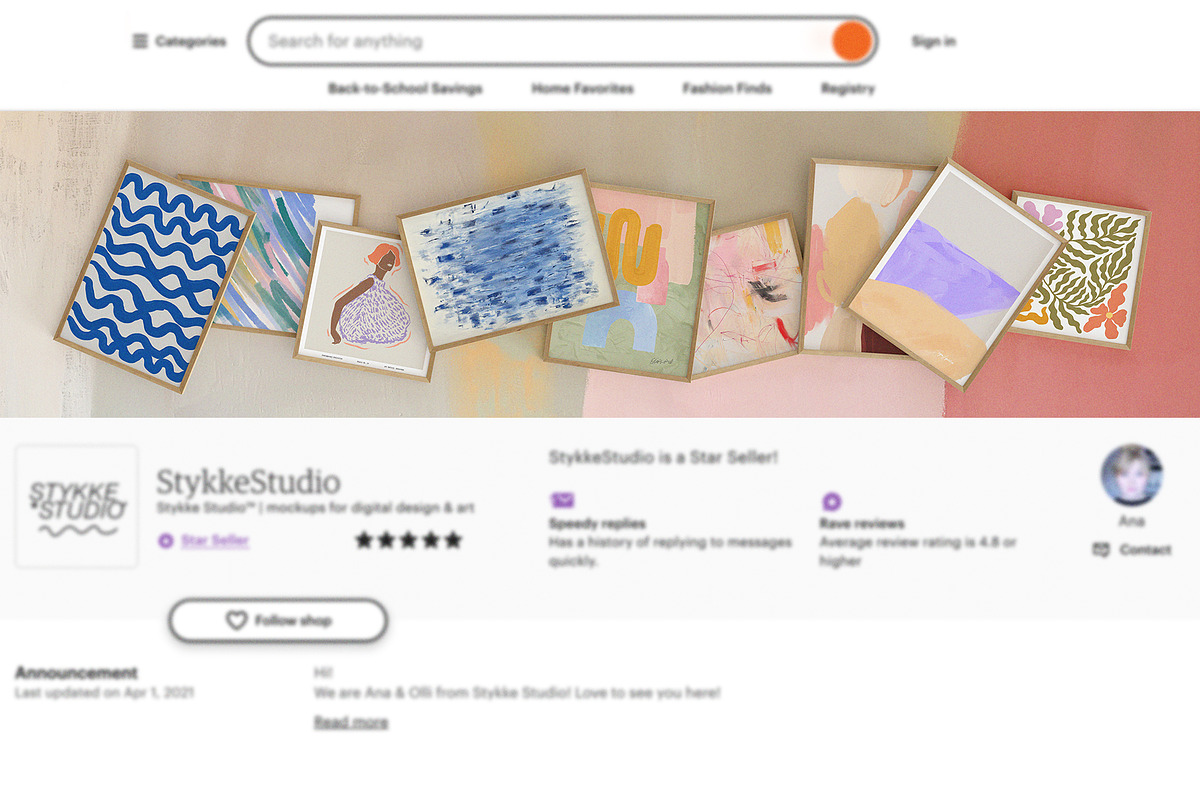 SHOP BANNER | Ratio mix frame mockup, a Household Mockup by Stykke Studio (Photo 4 of 9)