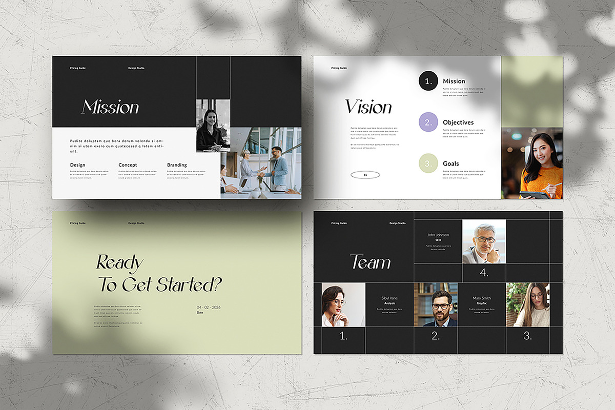 Pricing Guide Template, a Presentation Template by White Graphic (Photo 7 of 13)