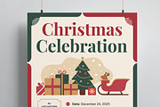 Christmas Celebration Flyer, a Flyer Template by MightyDesign (Thumbnail 2 of 7)