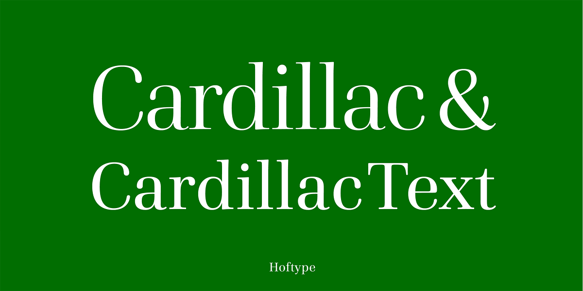 Cardillac Text, a Serif Font by Hoftype (Photo 6 of 15)