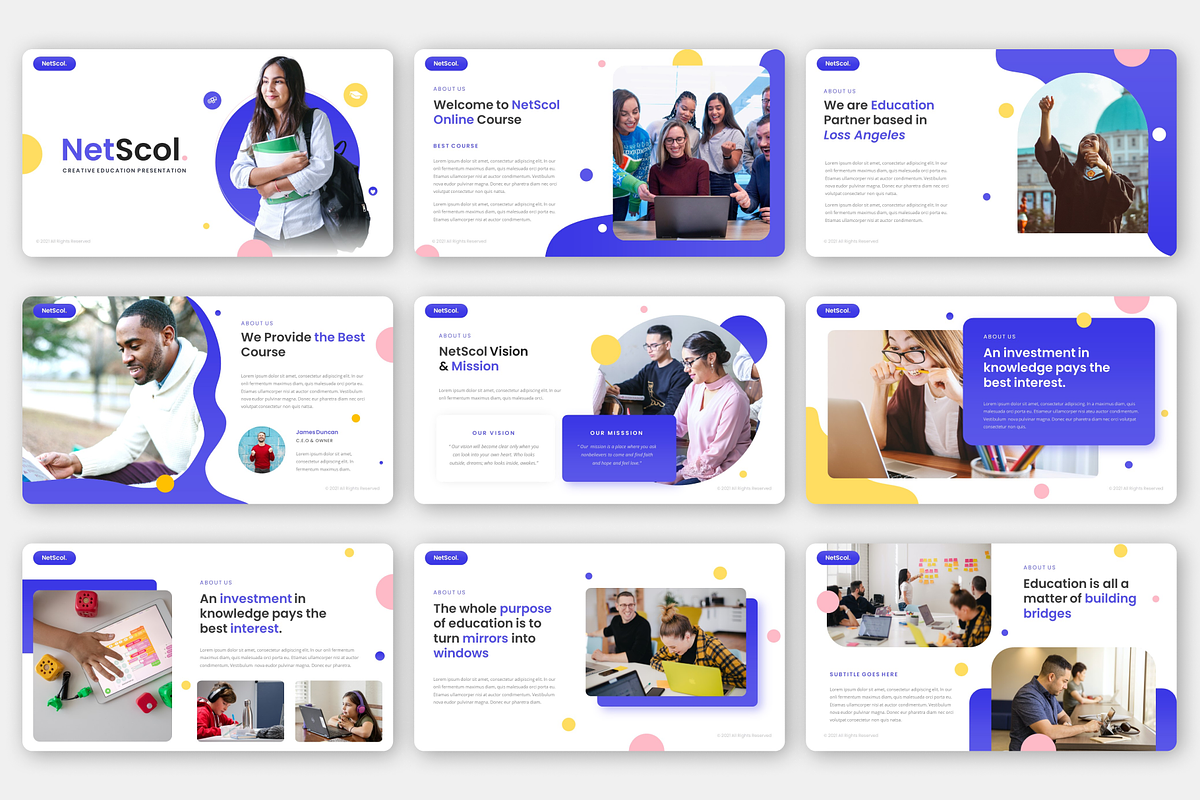 NetScol – Creative Education, a Presentation Template by Monsgraph Creative Studio (Photo 4 of 5)