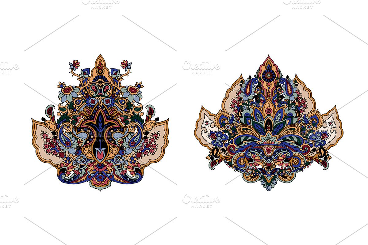 Paisley Vector Bundle, an Illustration by StabuLaRasa illustration (Photo 9 of 27)