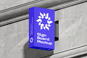 Signboard Vertical Mock-up, an Advertising Mockup by zippypixelstudio (Thumbnail 14 of 14)