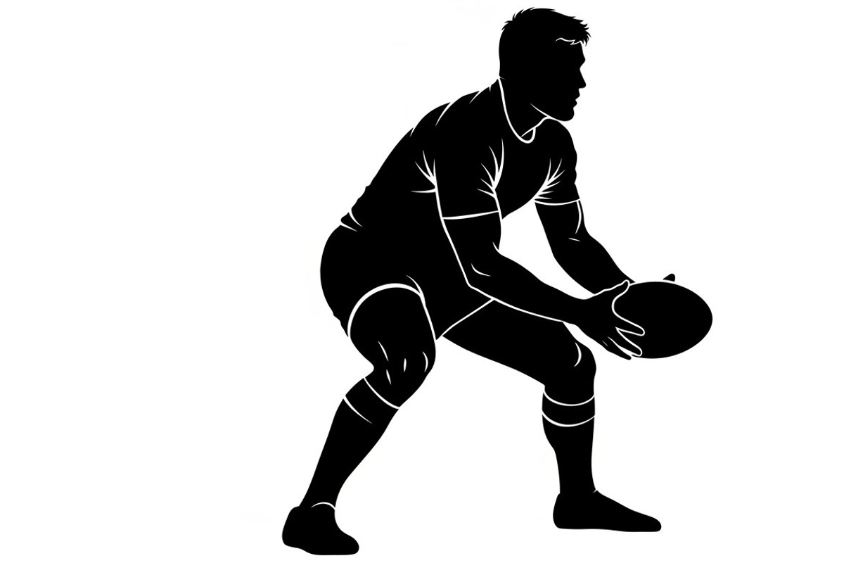Rugby Player Silhouette Pack, an Illustration by Amazin_art (Photo 15 of 31)