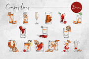 Sunset cocktails, a Food Illustration by MsFlaffy (Thumbnail 6 of 12)