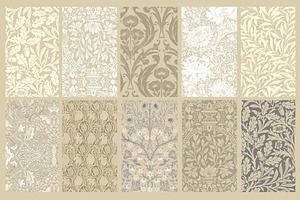 William Morris Seamless Pattern 11