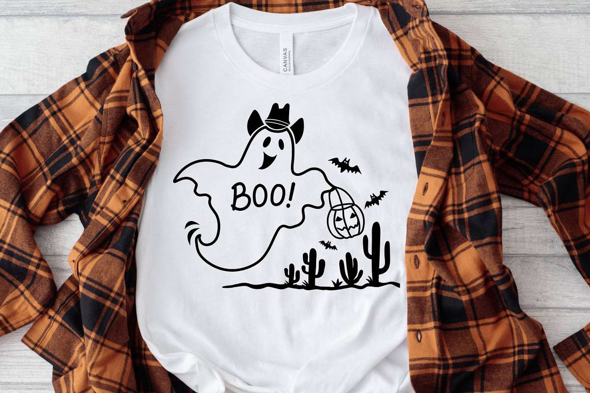Boo Y'all Halloween Cowboy clipart, a Graphic by TanchaArt (Photo 5 of 6)