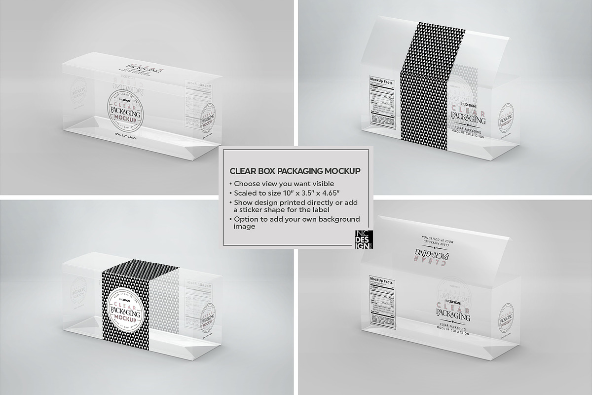 04 Clear Container Packaging Mockups, a Cups & Container Mockup by INCDesign (Photo 8 of 21)