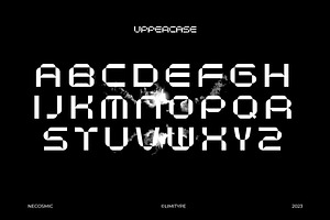 Necosmic - Futuristic Font